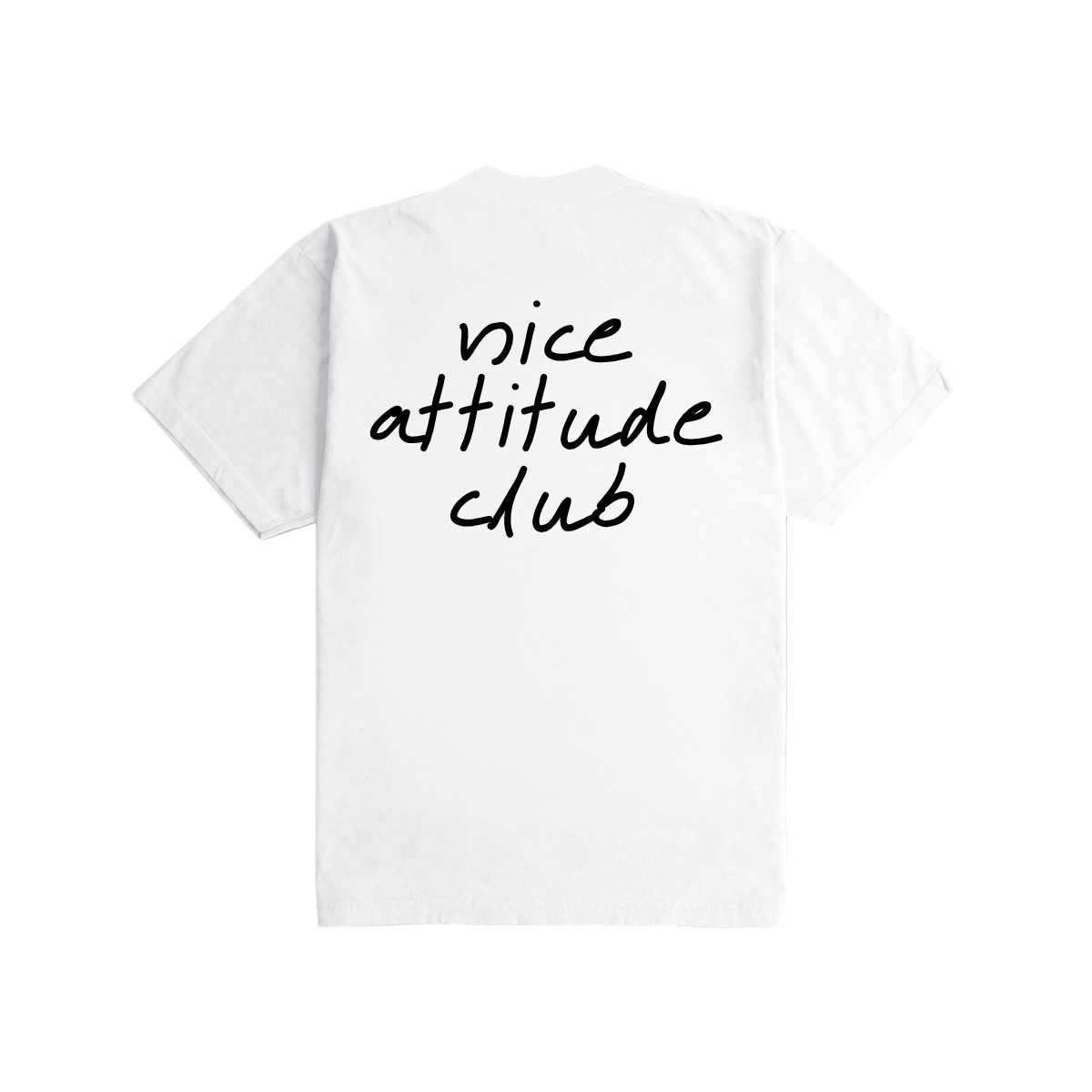 Nice Attitude Club White Shirt